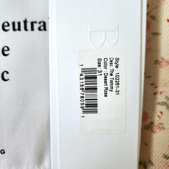 NWT Boyish | The Tommy High Rise Rigid Straight Leg Jeans in Desert Rose - Sz 31 - Picture 15 of 15